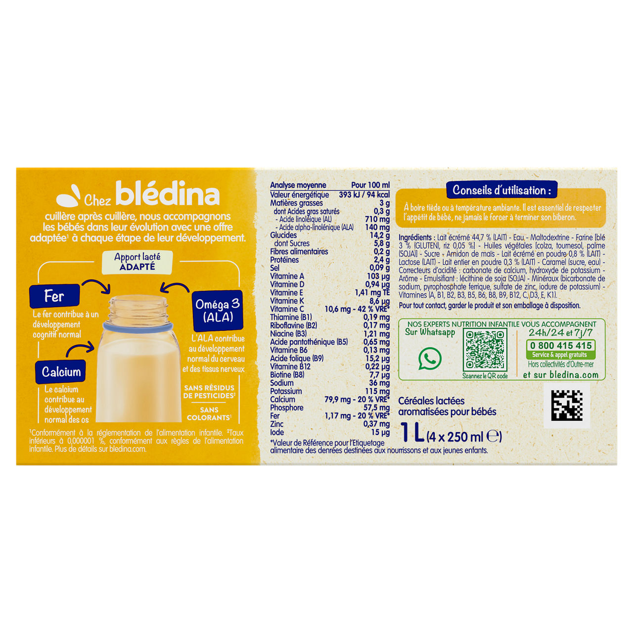 Bledina-Bledina-Biscuit | Vanilla-12m+-250 ml