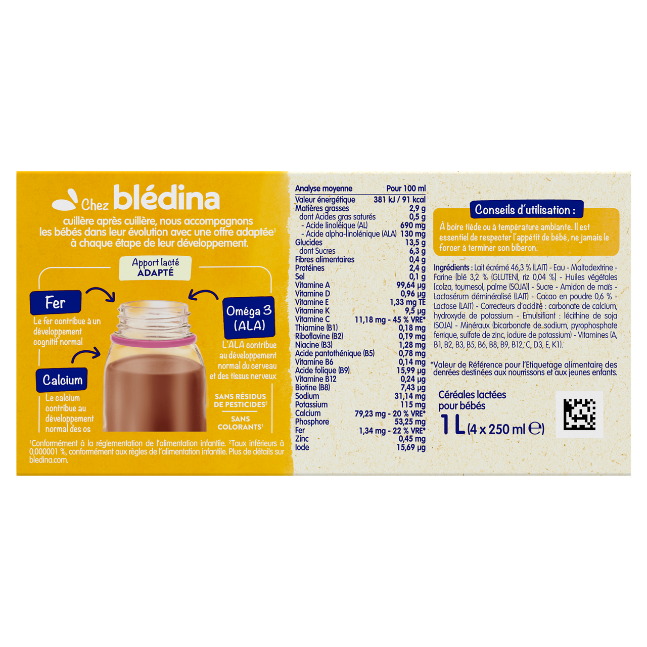 Wheat and Cacao-6m+-250 ml