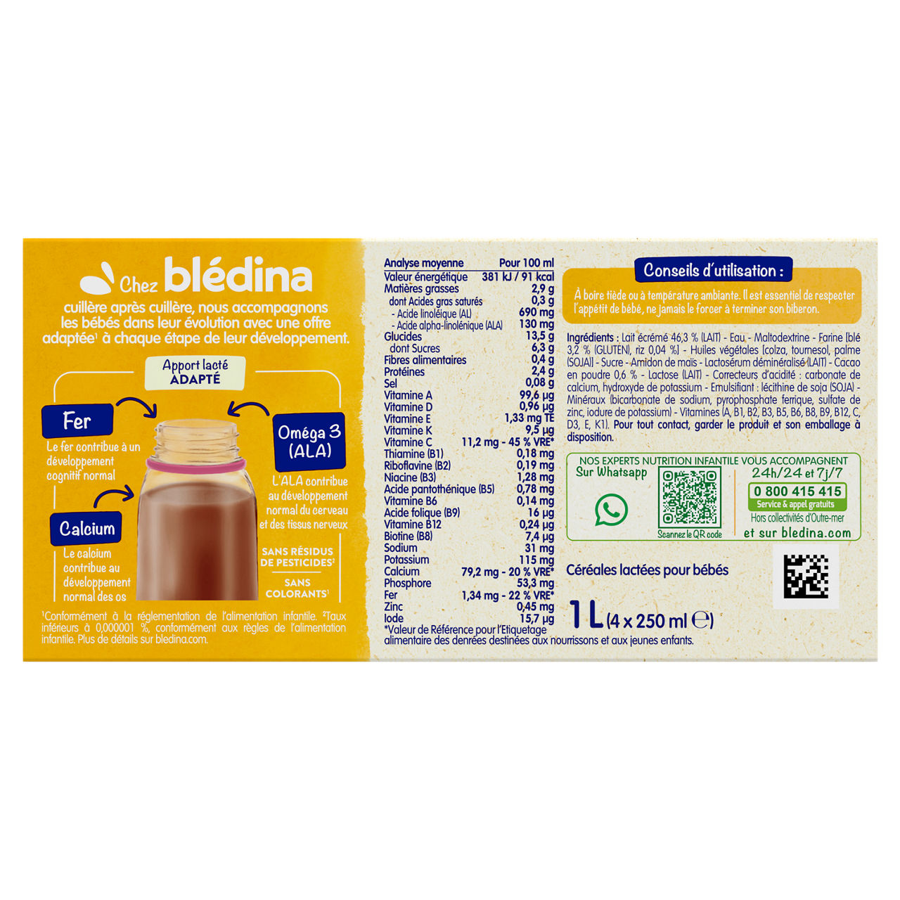 Bledina-Bledina-Cacao-6m+-250 ml
