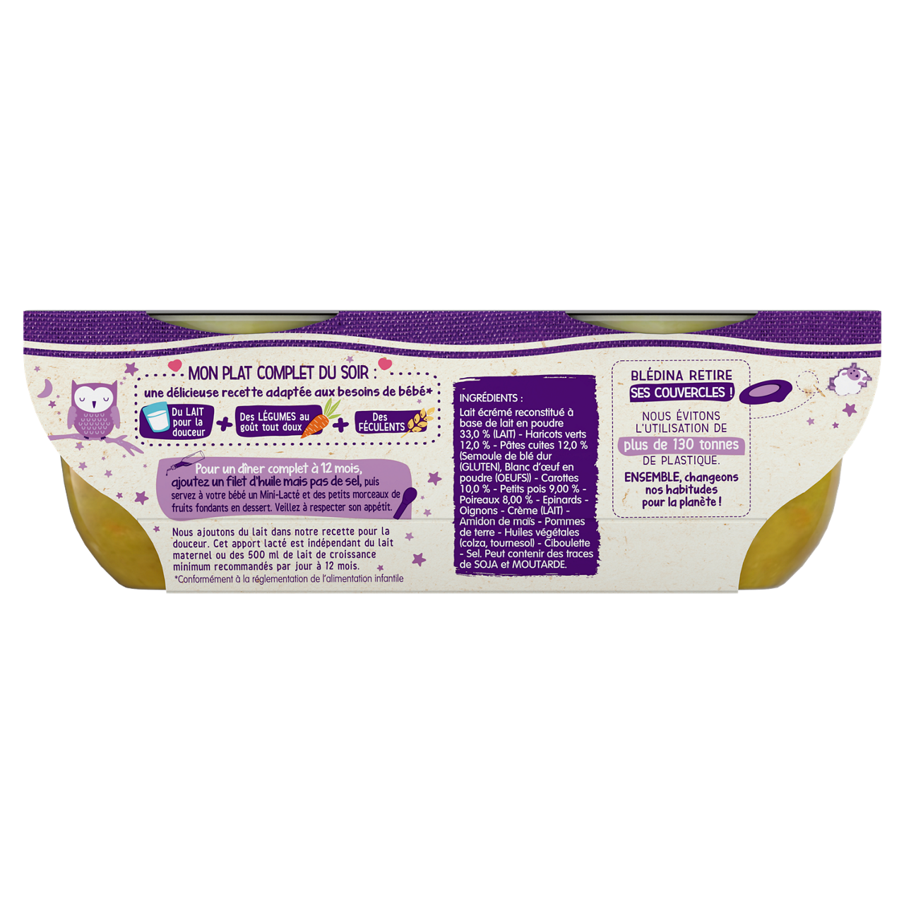 Blédina-Blediner-Vegetables Pasta-12m+-400 g