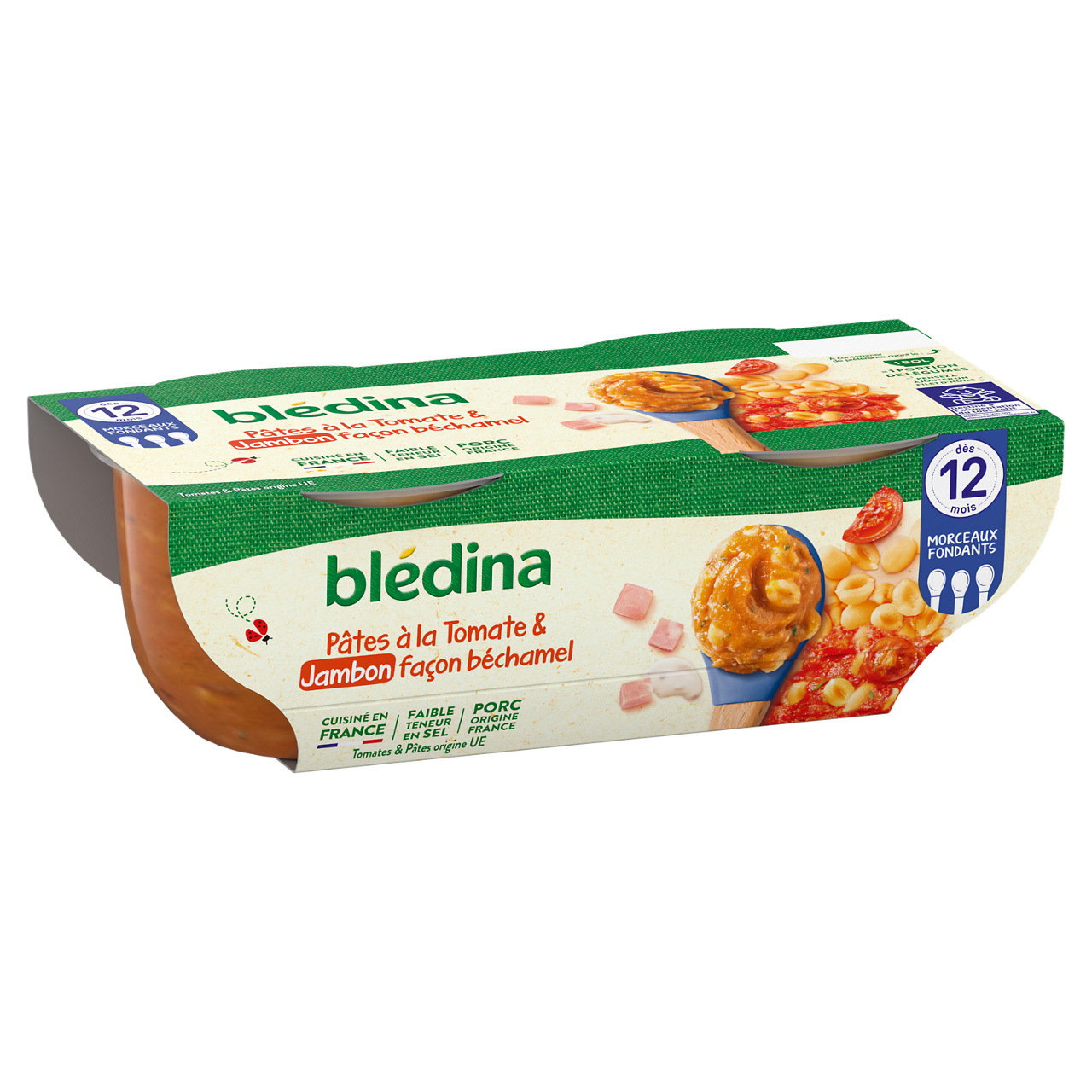 Blédina-Bledina-Tomato Pasta Ham-12m+-400 g
