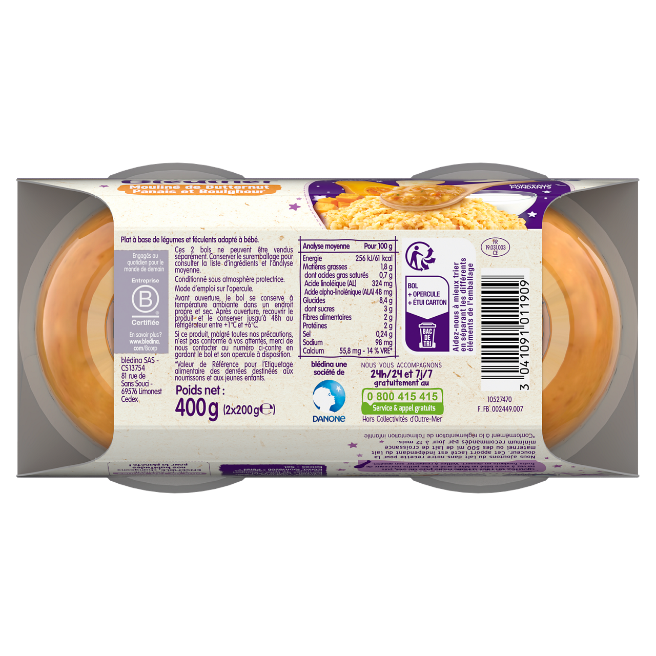 Bulgur|Butternut-8m+-400 g