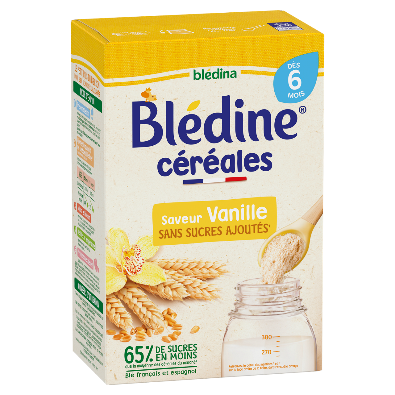 Blédina-Blédine-Wheat and Vanilla-6m+-400 g