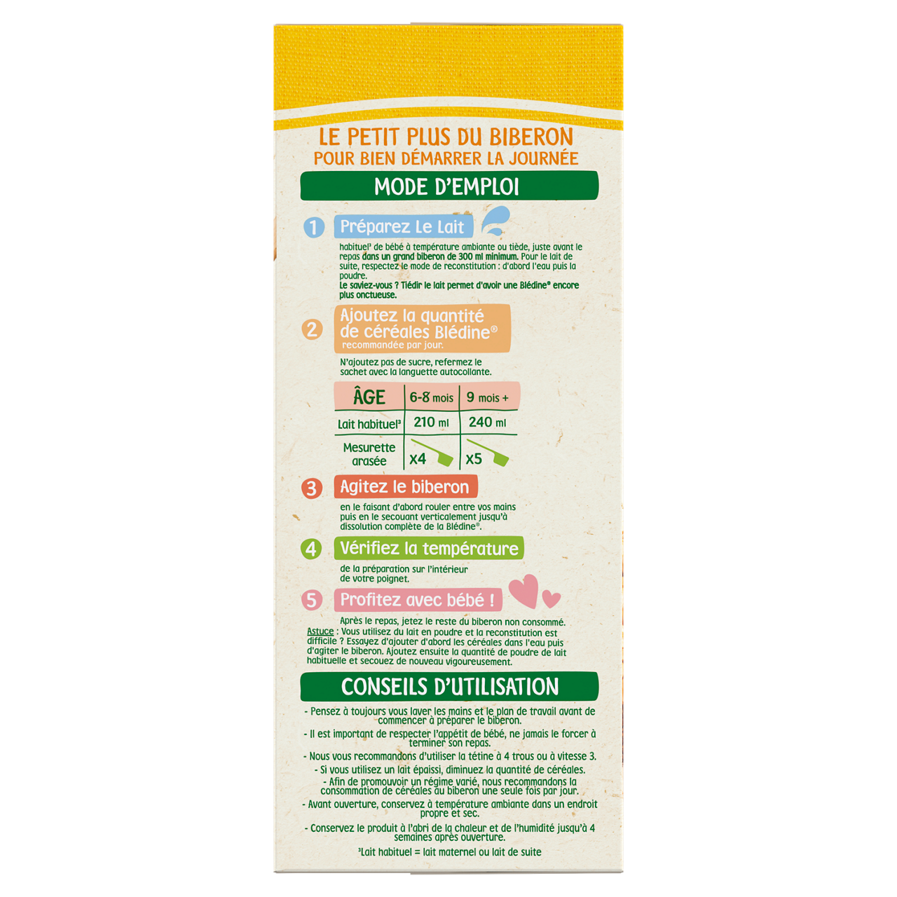 Blédina-Blédine-Cacao-6m+-400 g