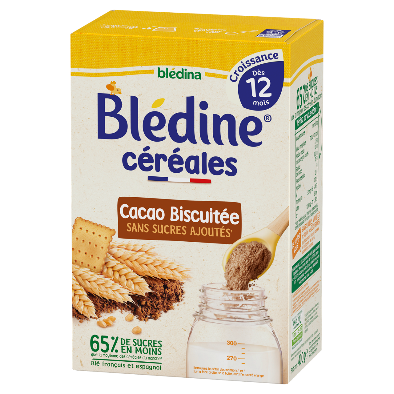 Blédina-Blédine-Cacao | Biscuit-12m+-400 g