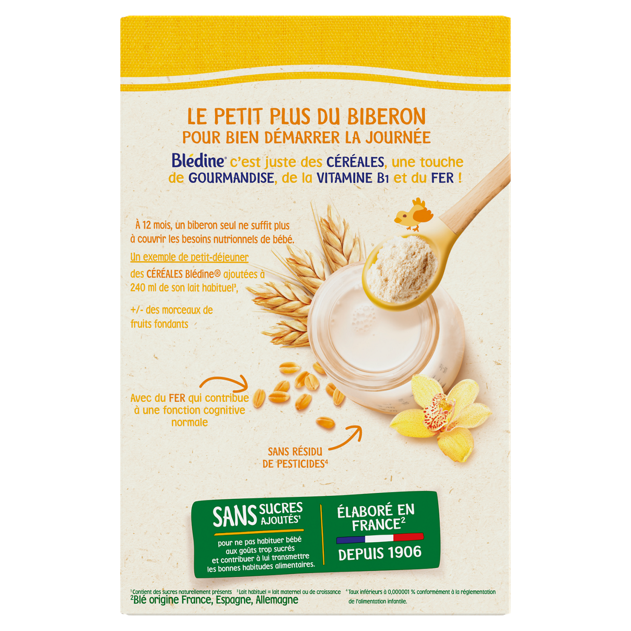 Blédina-Bledina-Vanilla - Cereals-12m+-400 g