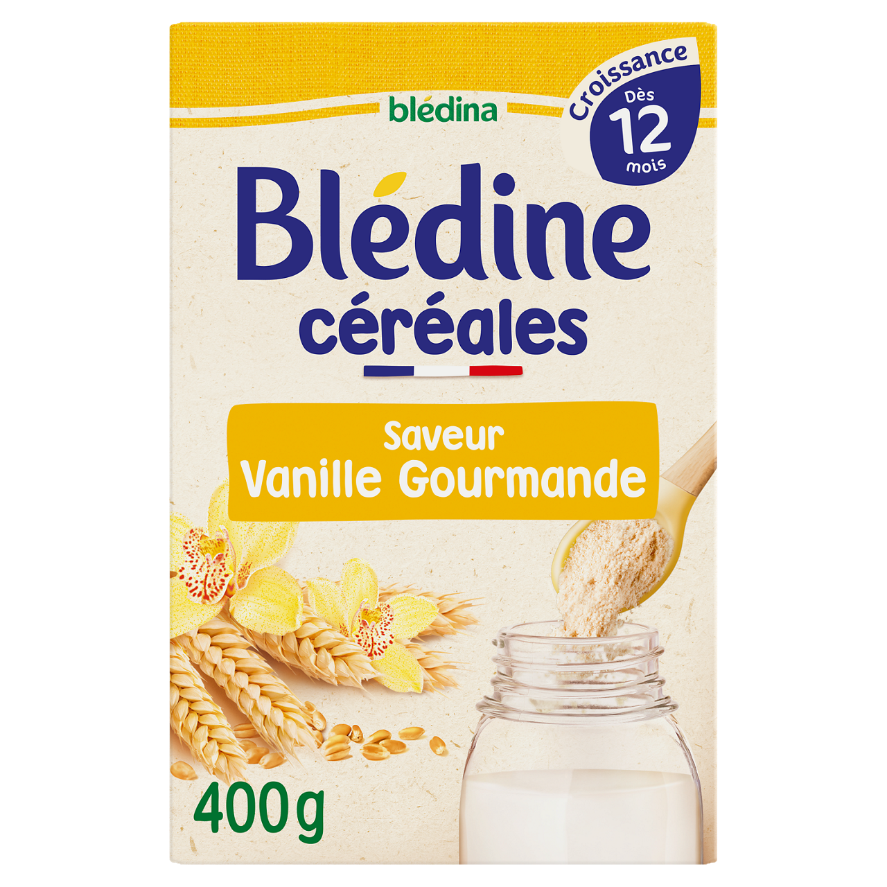 Blédina-Bledina-Vanilla - Cereals-12m+-400 g