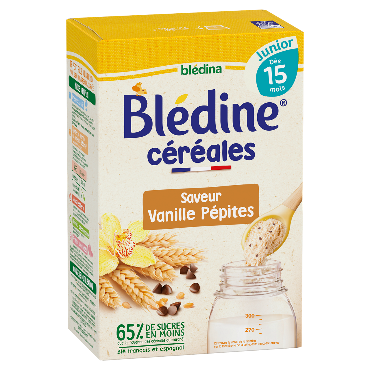 Blédina-Blédine Junior-Vanilla Pepite-15m+-400 g