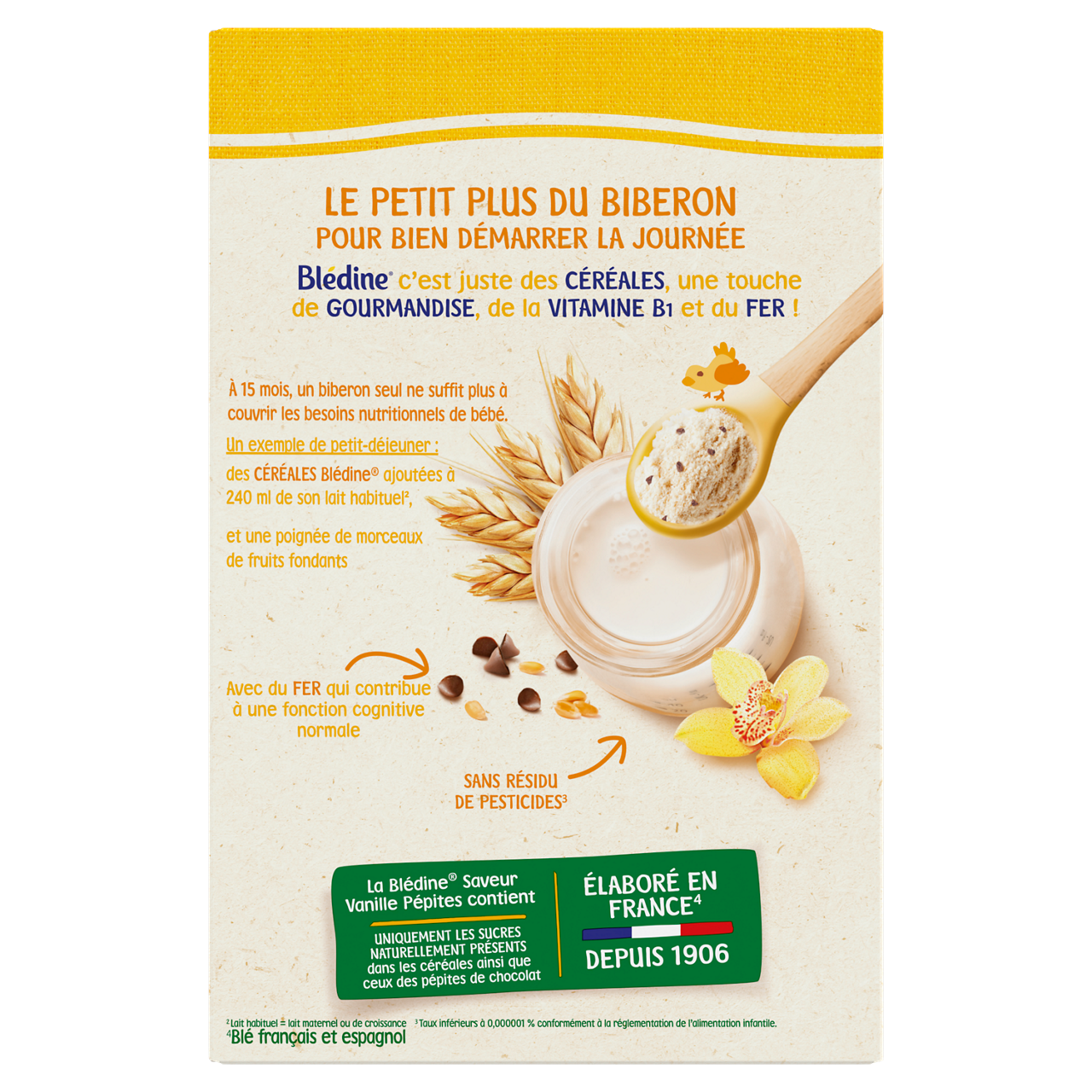 Blédina-Blédine Junior-Vanilla Pepite-15m+-400 g