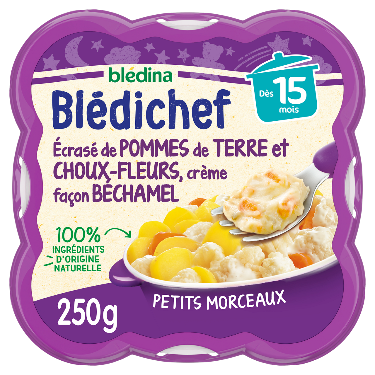 Blédina - Bledichef - Potato Cauliflower Bechamel - 250 g - 15m+