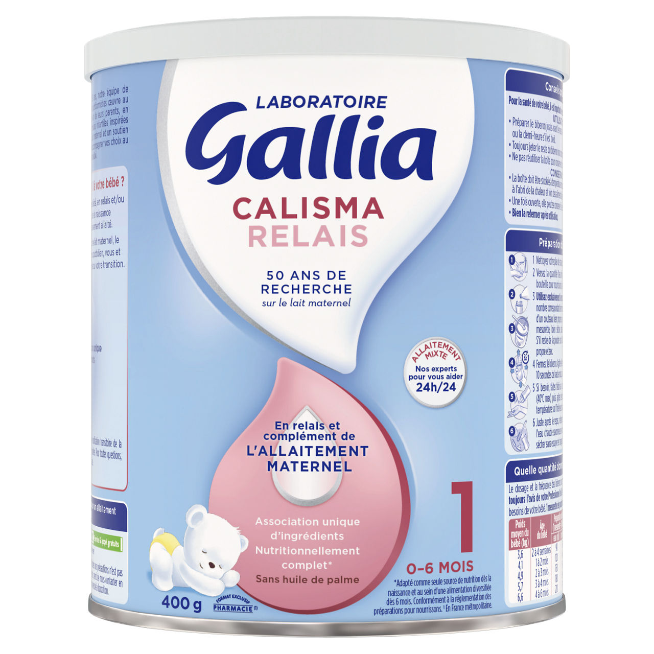 Gallia CALISMA Relais 1er âge - 400 g