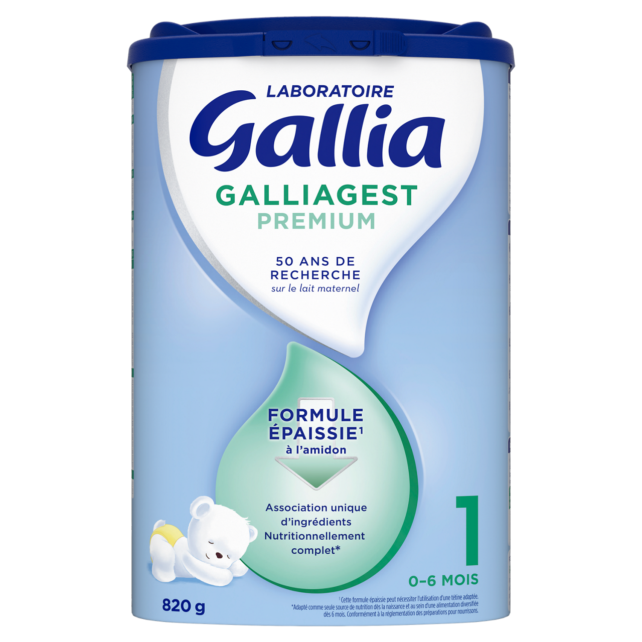 Laboratoire Gallia-Galliagest Premium-Unflavoured-0-6m-820 g