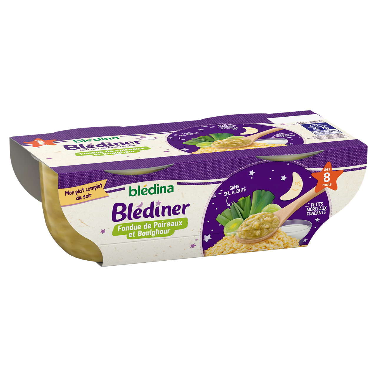 Blédina-Blediner-Leek Bulgur-8m+-400 g