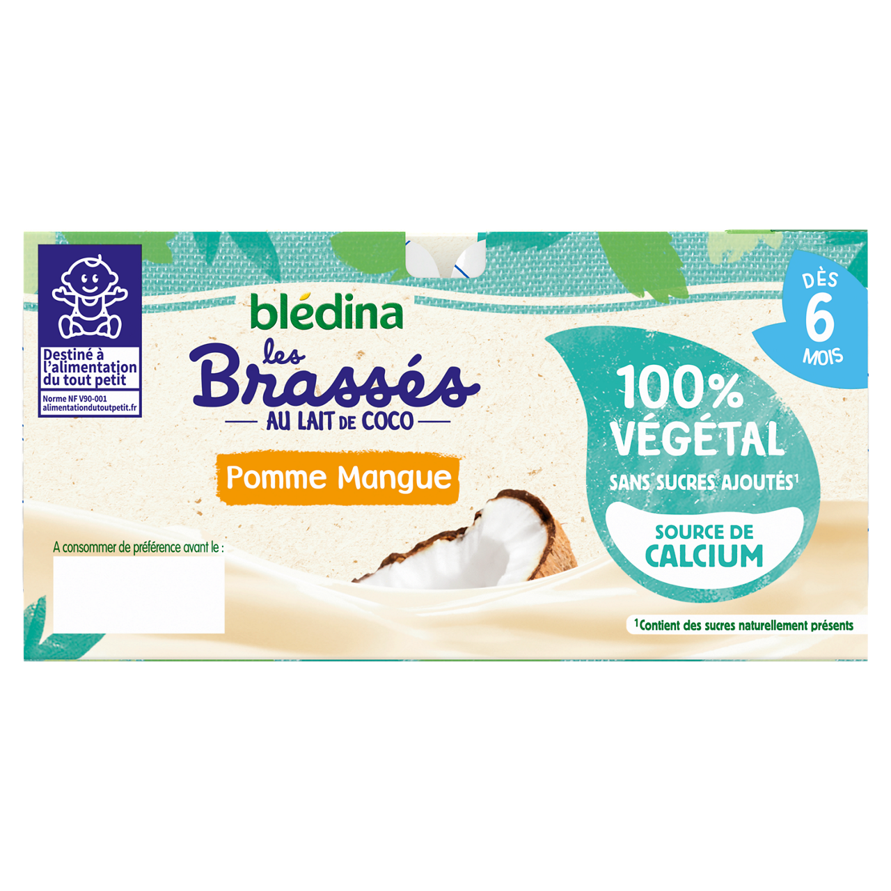 Blédina-Bledina-Coconut | Apple mango-6m+-4x95