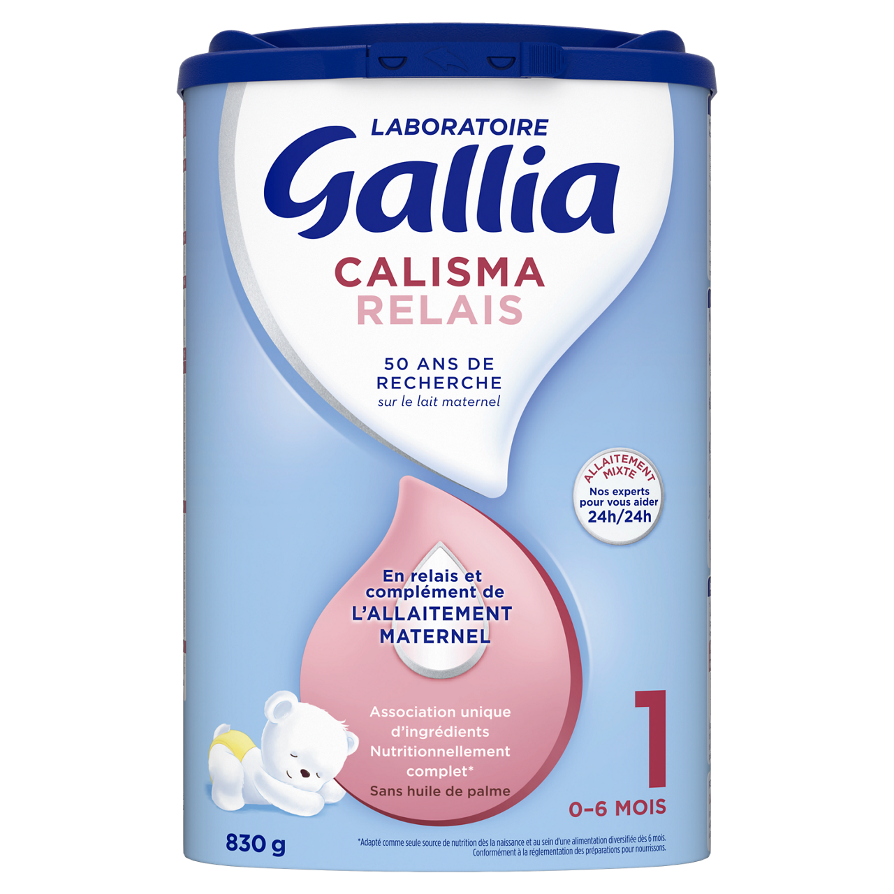 Laboratoire Gallia-Relais-Unflavoured-0-6m-830 g