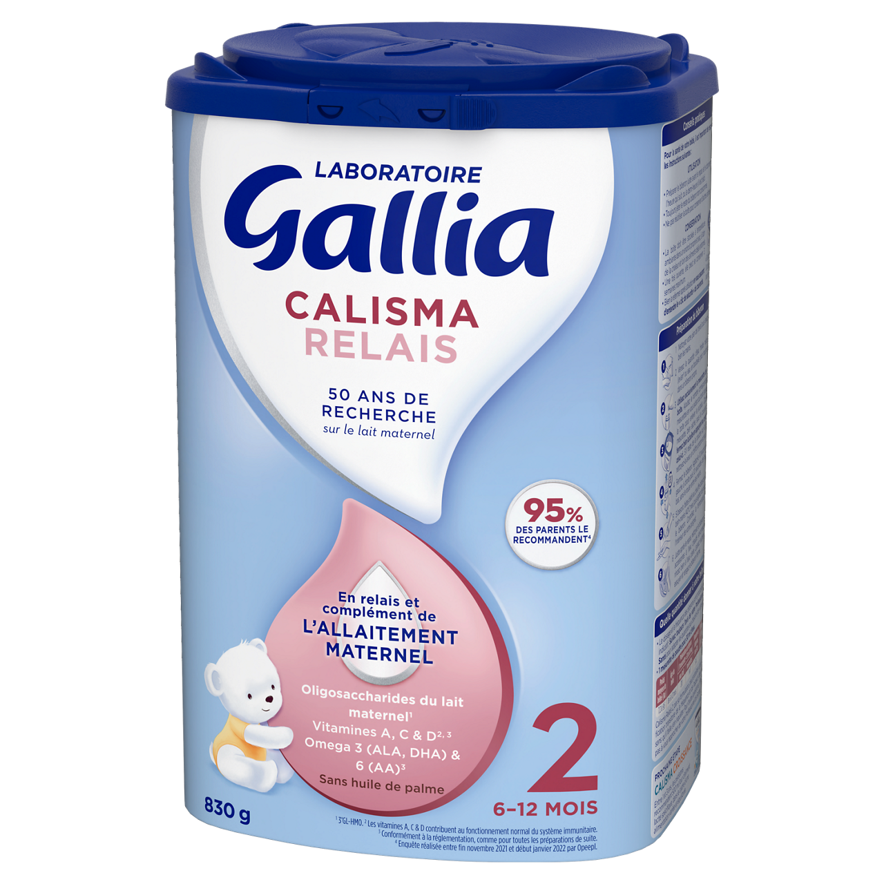 Laboratoire Gallia-Relais-Unflavoured-6-12m-830 g