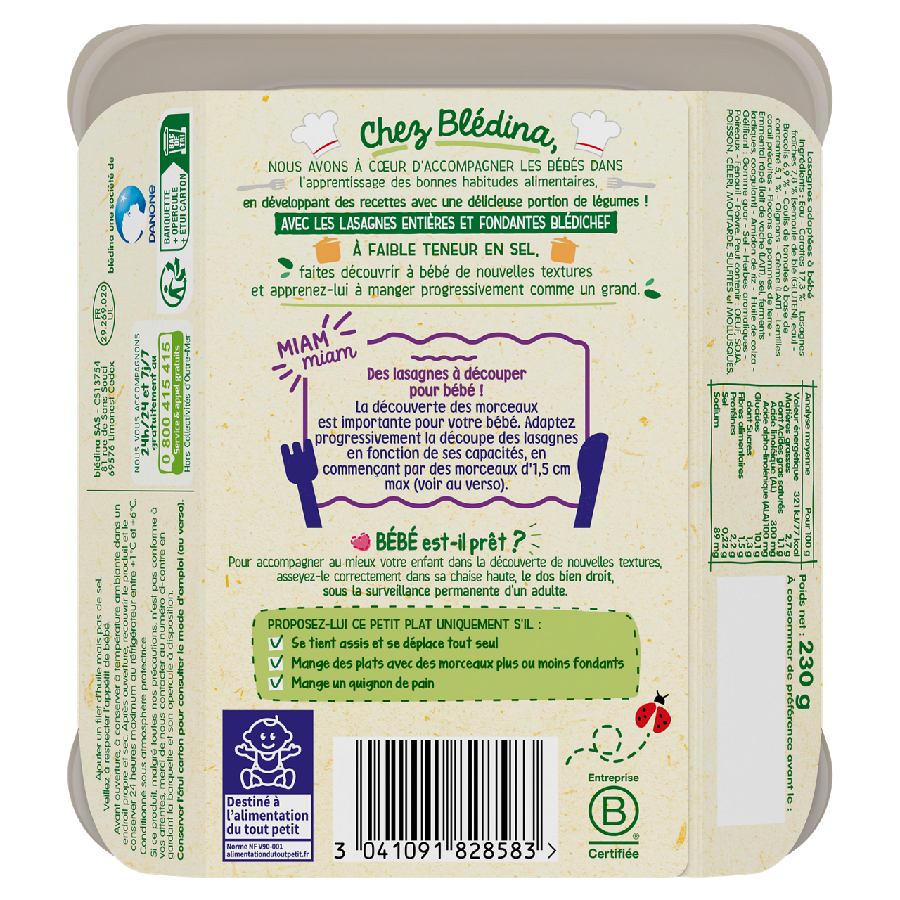 Blédina-Bledichef-Vegetables-15m+-230 g