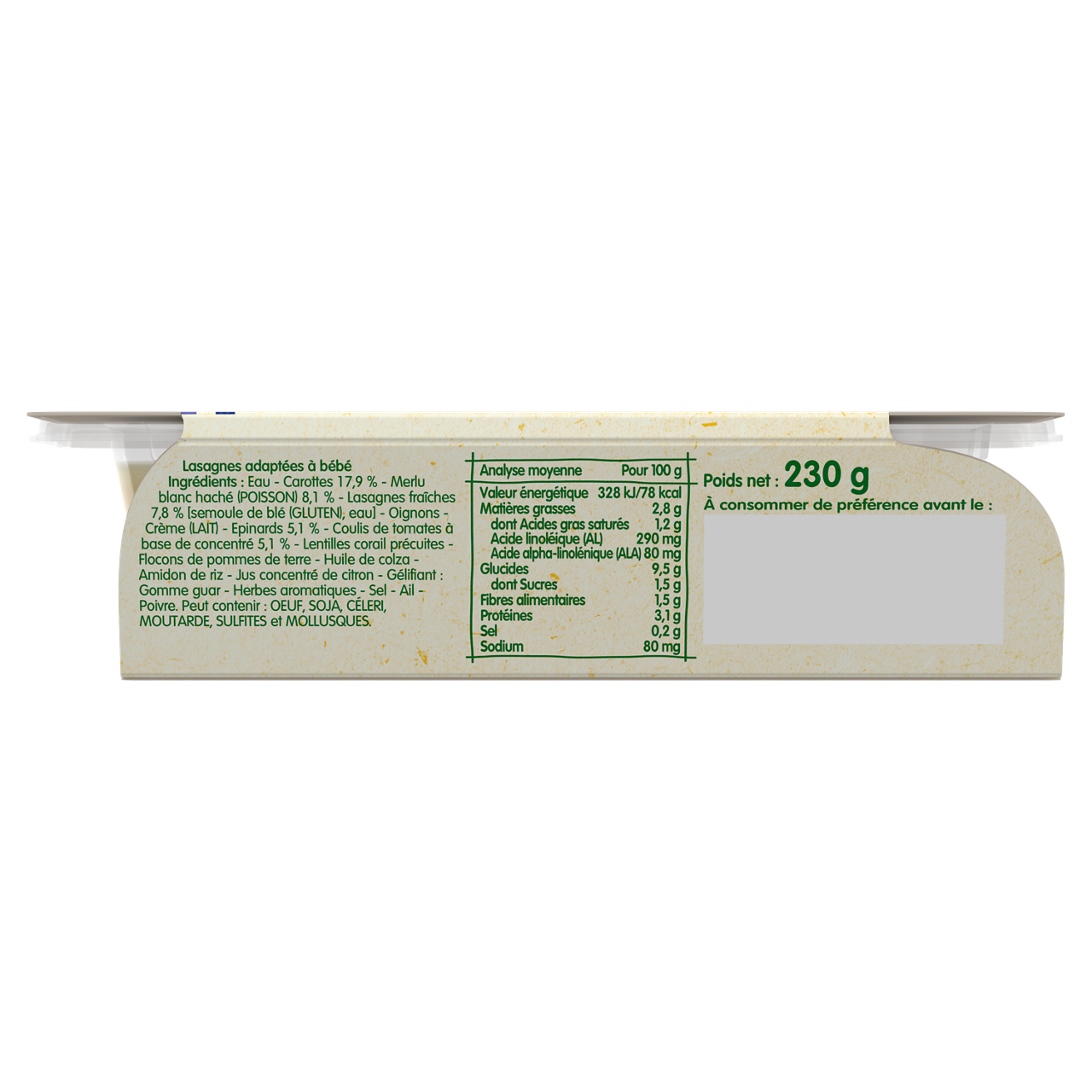 Blédina-Bledichef-Spinach Salmon-15m+-230 g