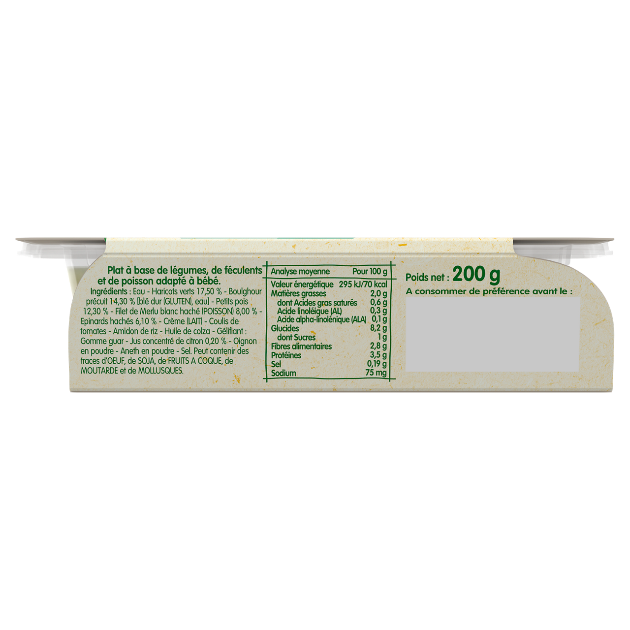 Blédina-Bledina-Vegetables Bulgur-15m+-200 g