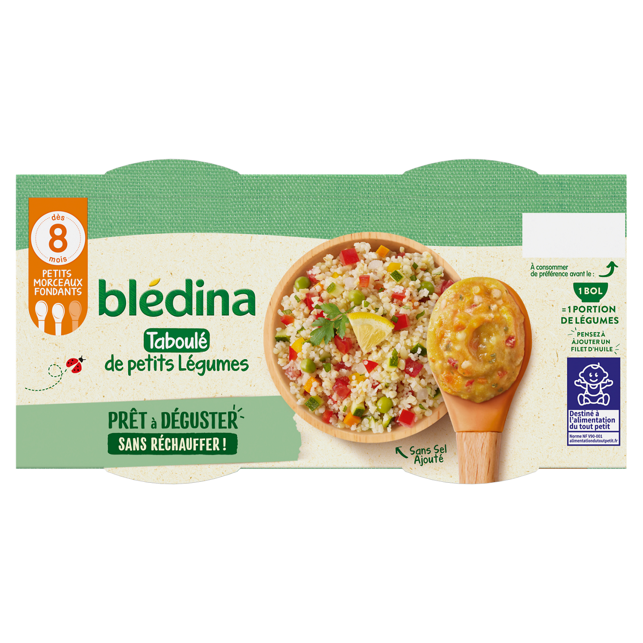 Blédina-Bledina-Vegetables Tabbouleh-8m+-400 g