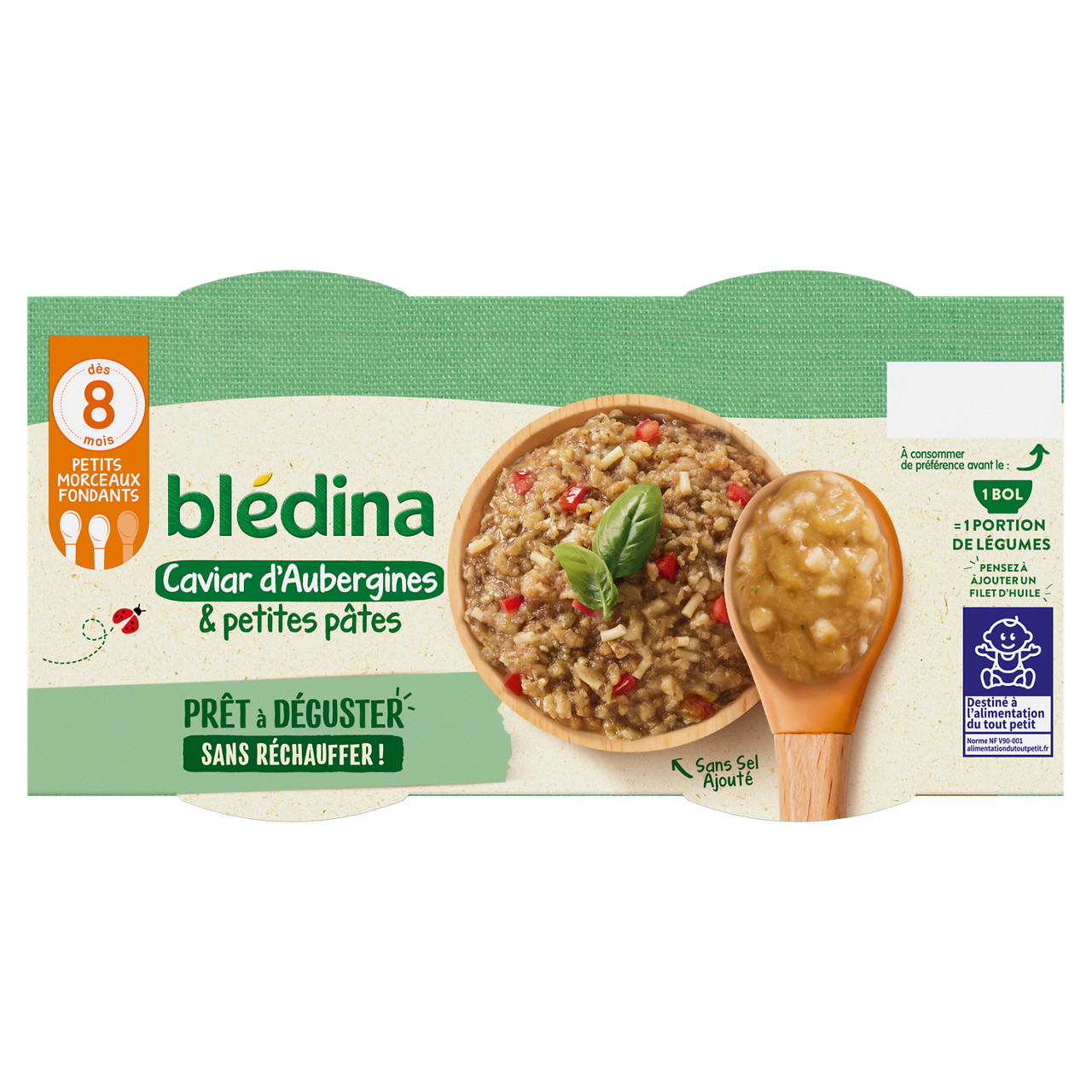 Blédina-Bledina-Eggplant Caviar-8m+-400 g