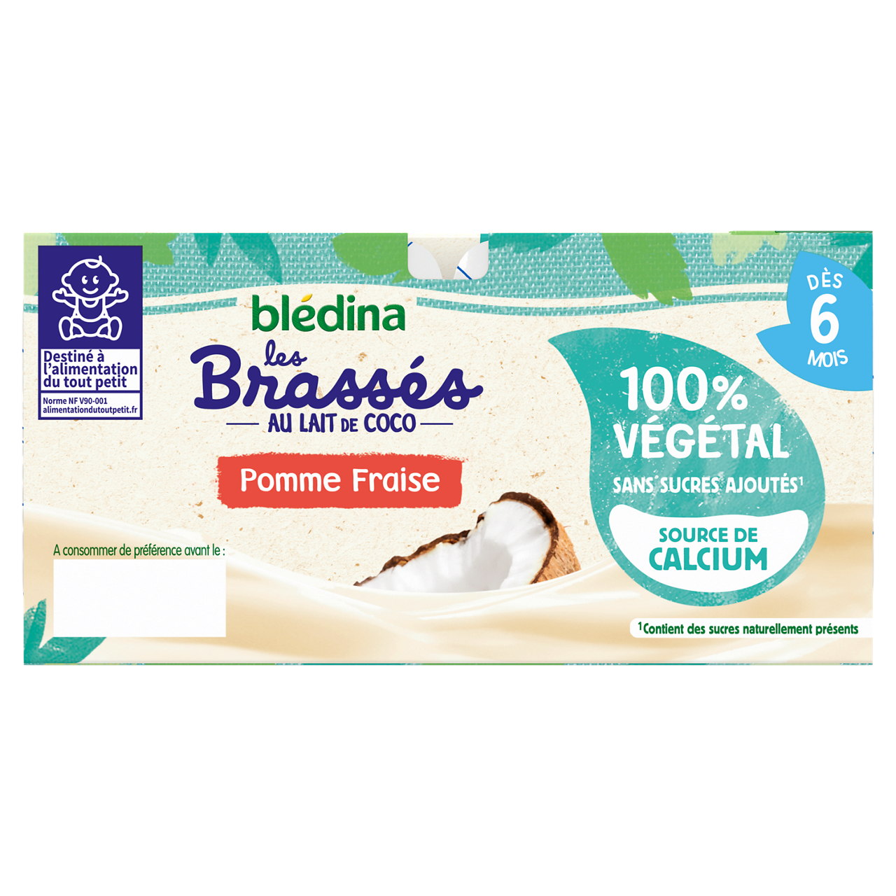 Blédina-Bledina-Apple Strawberry-6m+-4x95
