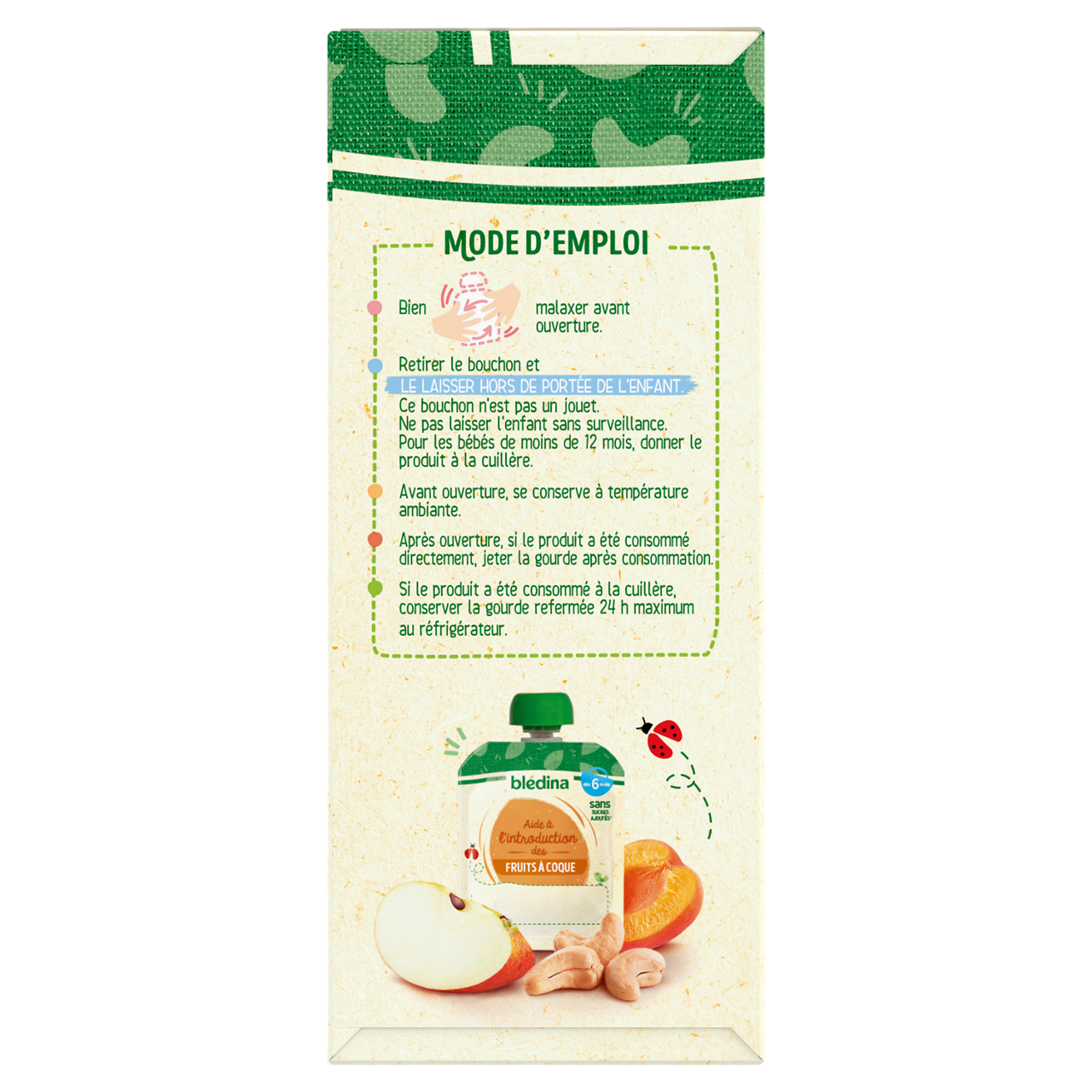 Blédina-Bledina-Pear & almond-6m+-85 g