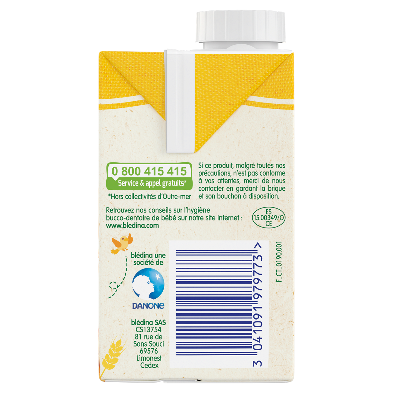 Blédina-Blédidej Croissance-Biscuit vanilla-12m+-500 ml