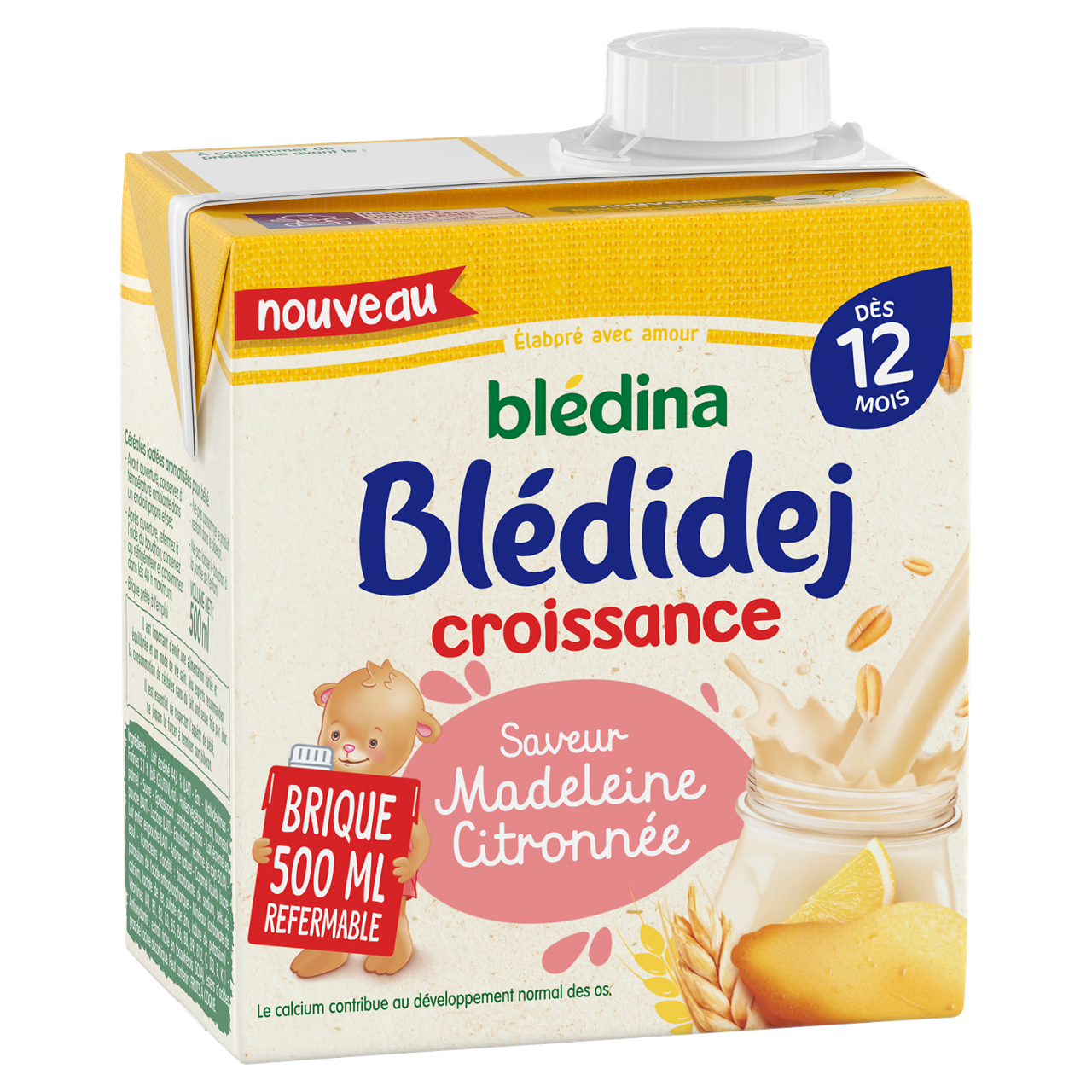 Blédina-Blédidej Croissance-Madeleine-12m+-500 ml