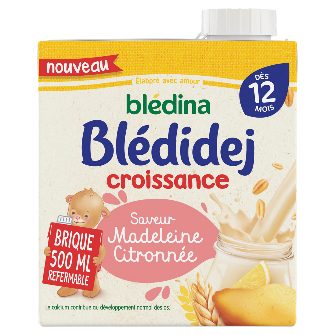 Blédina-Blédidej Croissance-Madeleine-12m+-500 ml