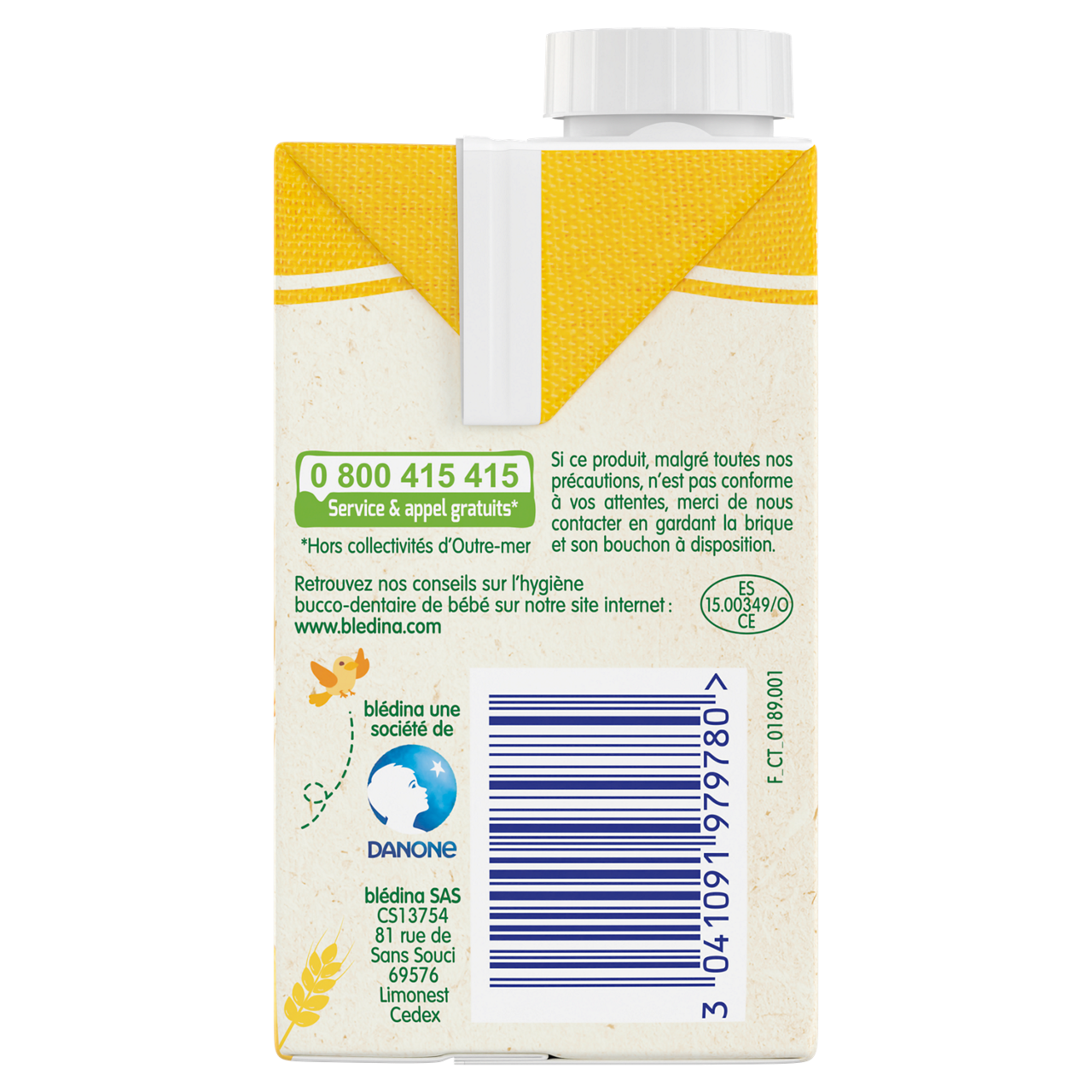 Blédina-Blédidej Croissance-Madeleine-12m+-500 ml