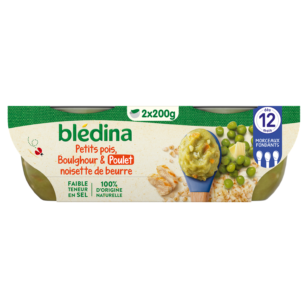 Blédina-Les Idées de Maman-Vegetable Bulgur Turkey-12m+-400 g