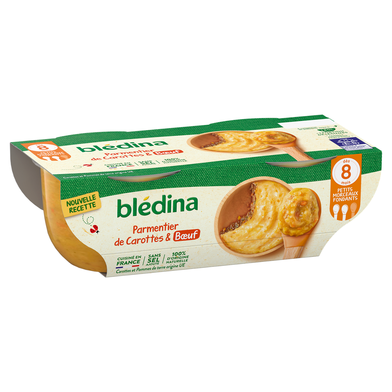 Blédina-Bledina-Vegetables beef-8m+-400 g