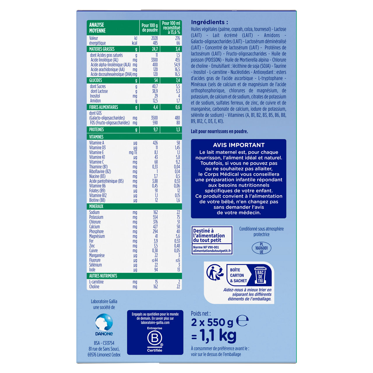 Unflavoured-0-6m-1,2 kg
