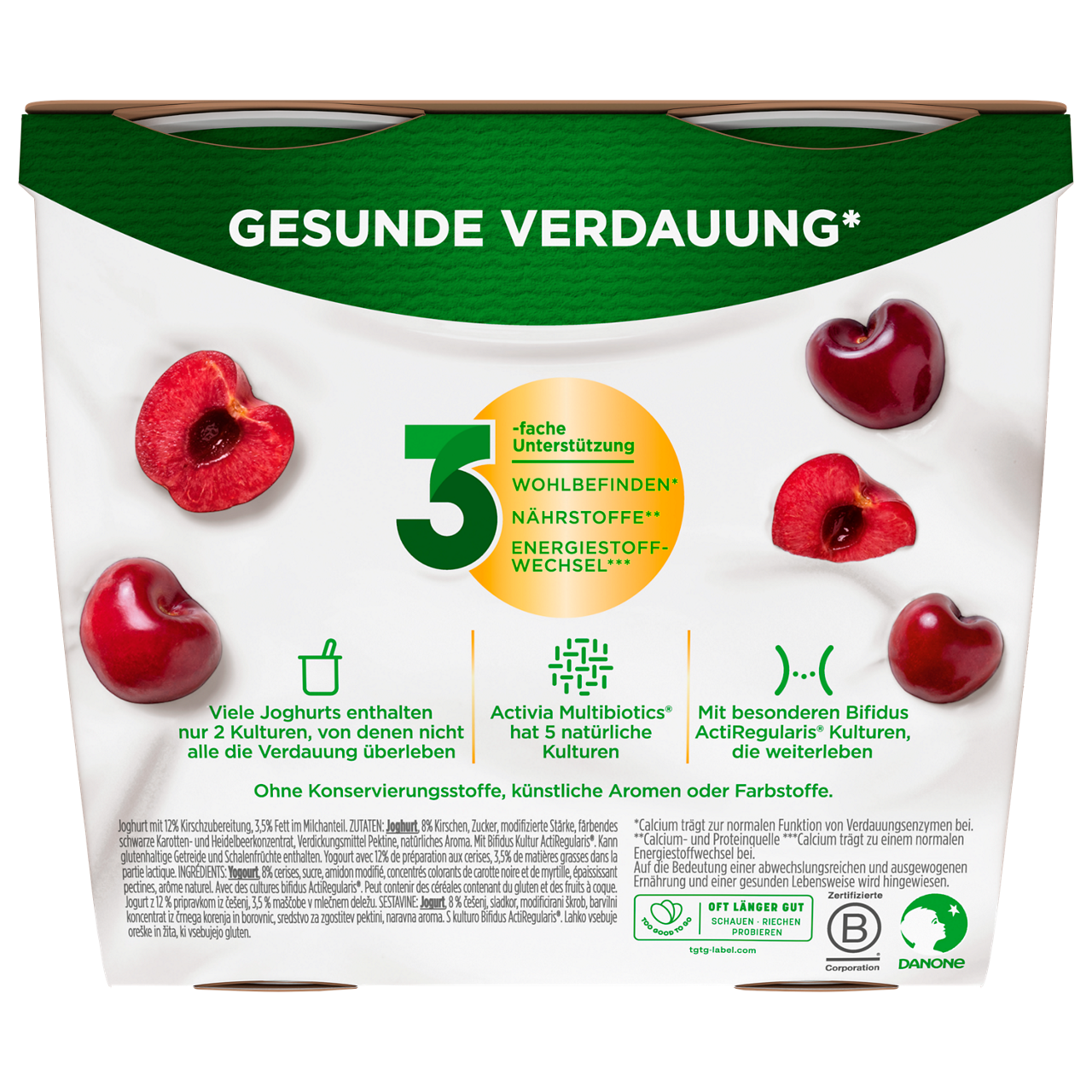 Activia Iris Cherry