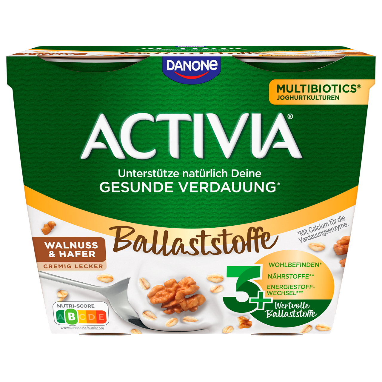 Activia Grainpower Walnut-Oat 