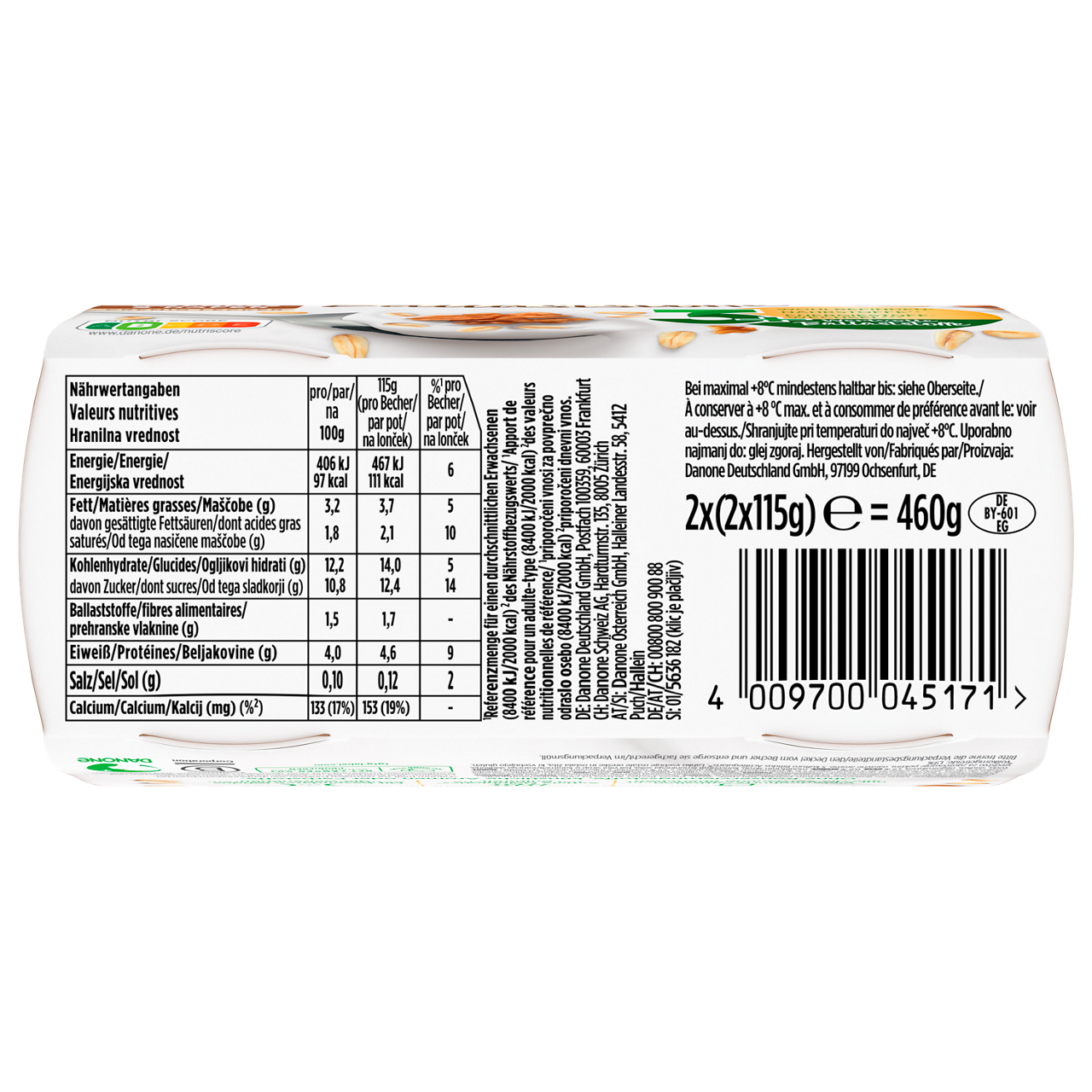 Activia Grainpower Walnut-Oat 