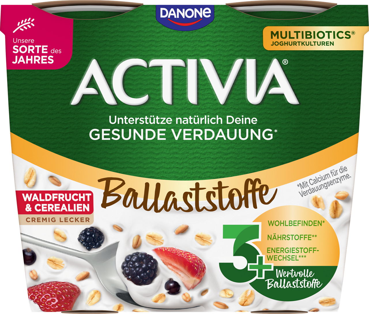 Activia Yearly Limited Edition Forest Fruit Cereals