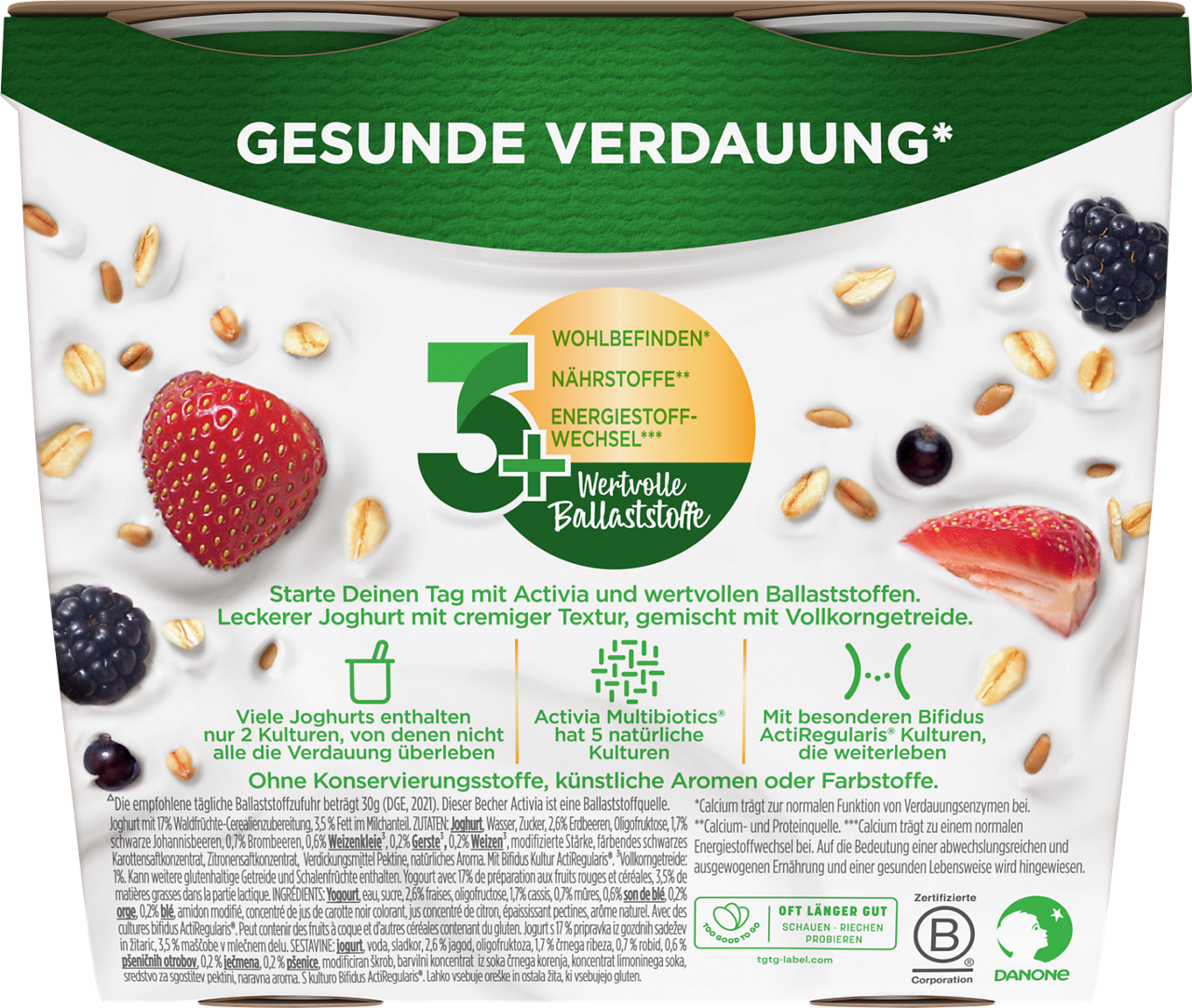 Activia Yearly Limited Edition Forest Fruit Cereals