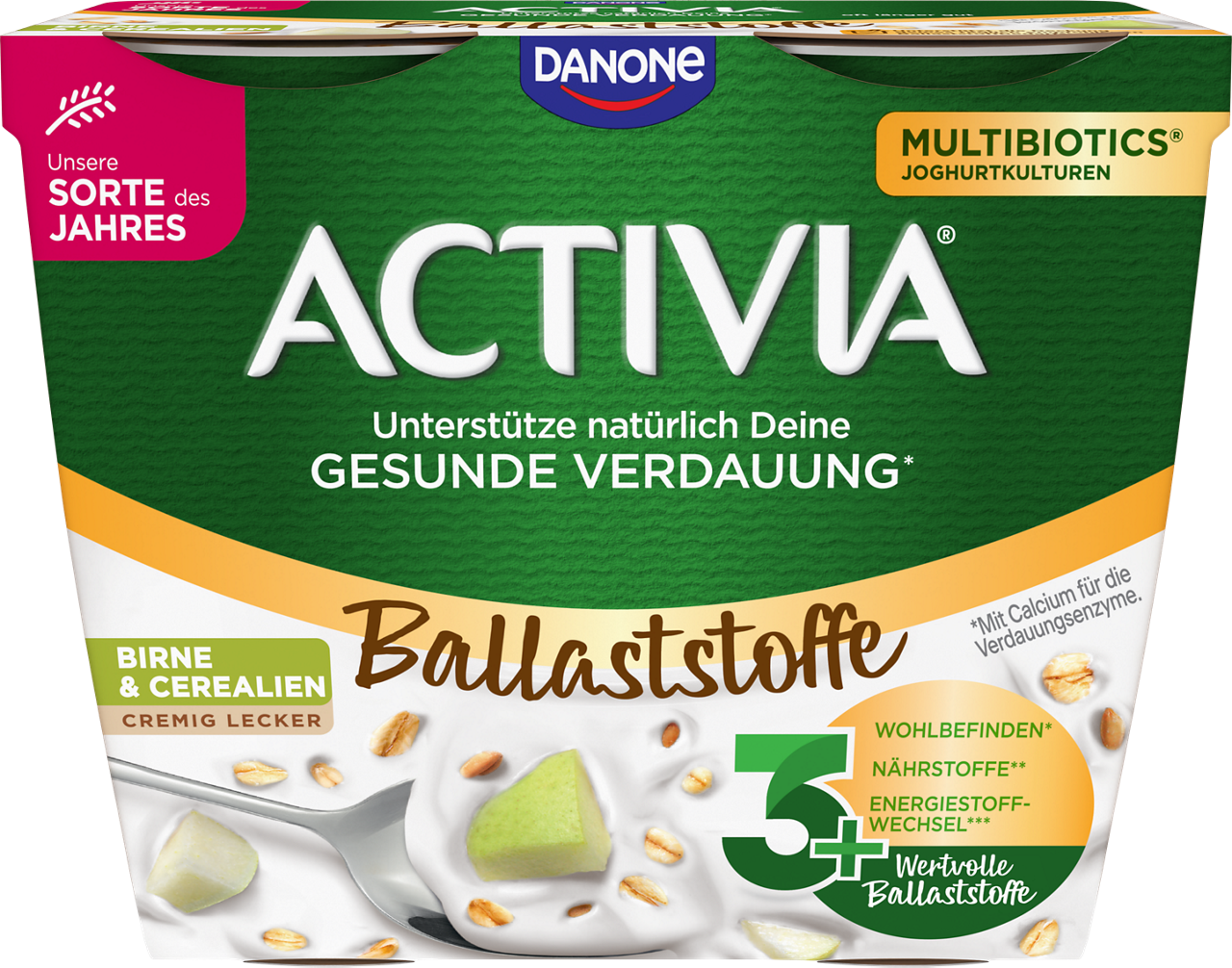 Activia Yearly Limited Edition Pear Cereals