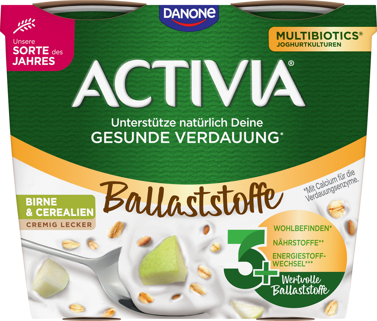 Activia Yearly Limited Edition Pear Cereals