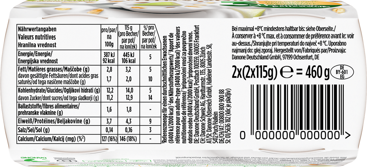 Activia Yearly Limited Edition Pear Cereals