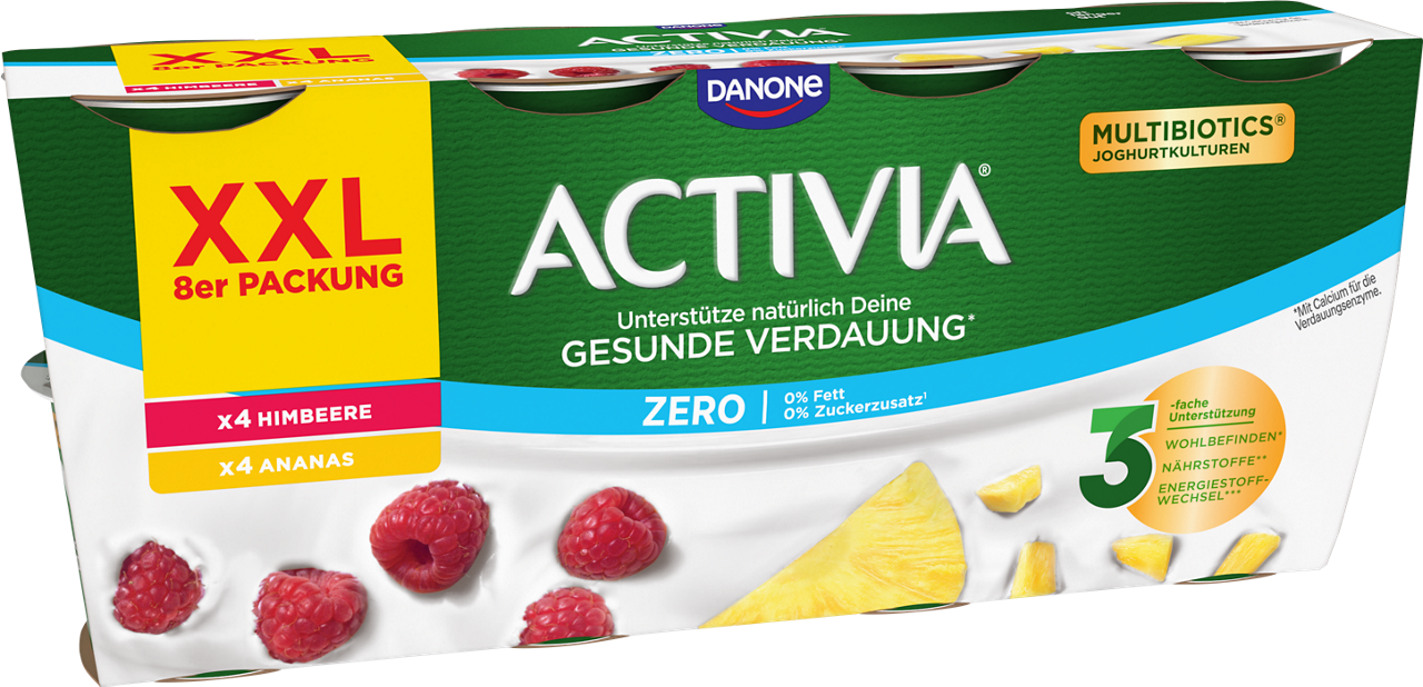 Activia XXL ZERO Raspberry Pineapple