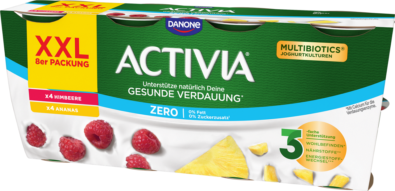 Activia XXL ZERO Raspberry Pineapple