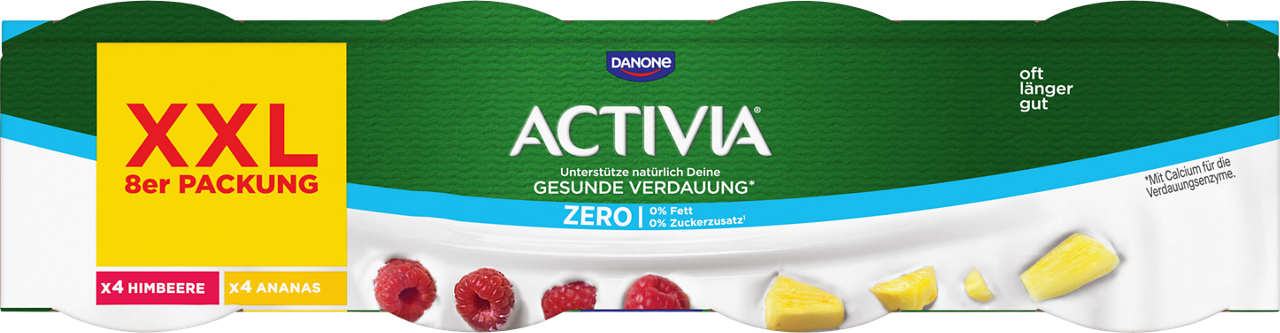 Activia XXL ZERO Raspberry Pineapple