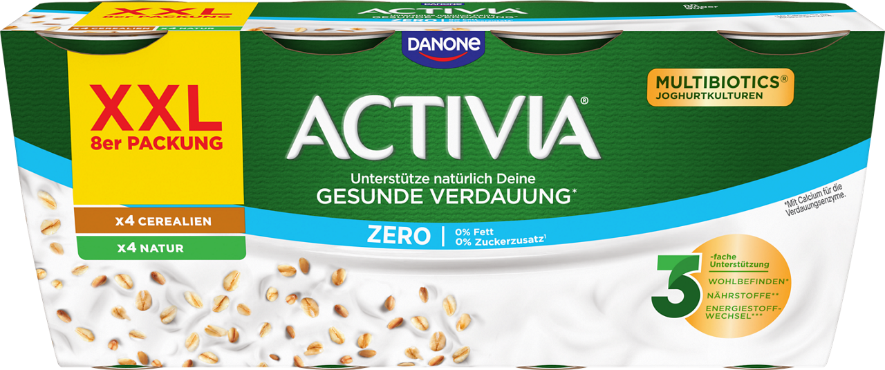 Activia XXL ZERO Cereals Plain