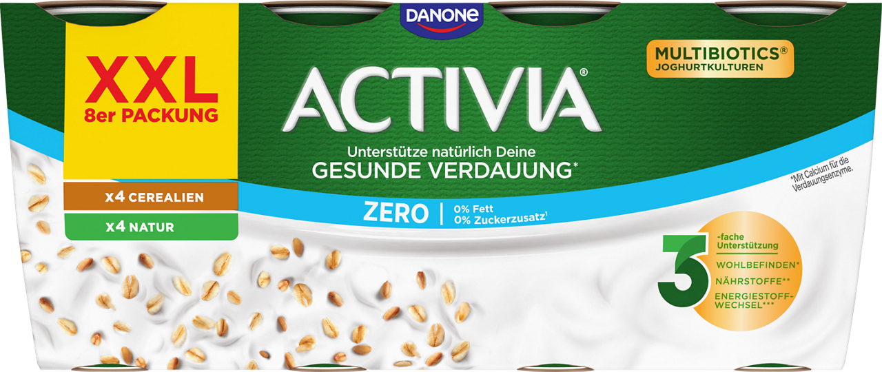 Activia XXL ZERO Cereals Plain