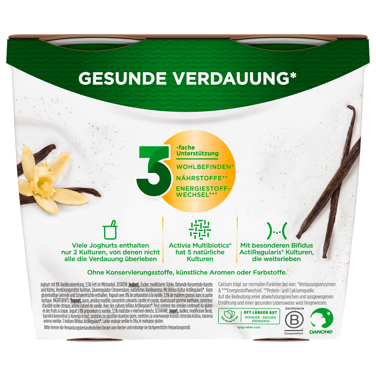 Activia Iris Vanilla