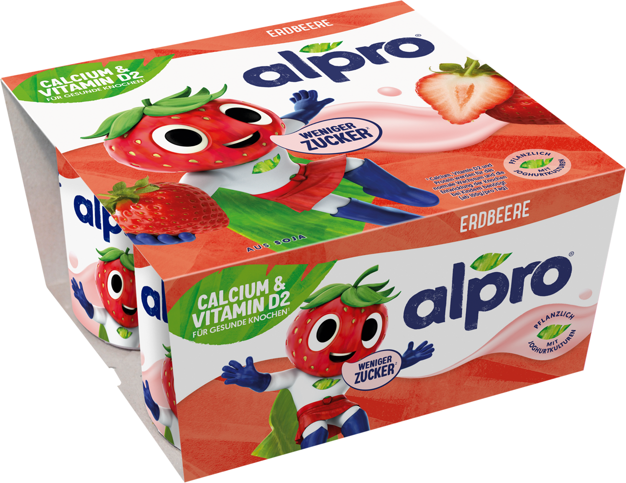 Alpro® Soja-Joghurtalternative Kids Erdbeere