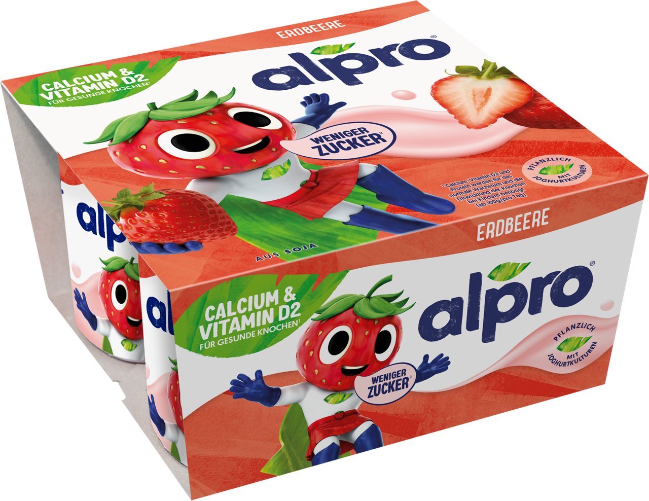 Alpro® Soja-Joghurtalternative Kids Erdbeere